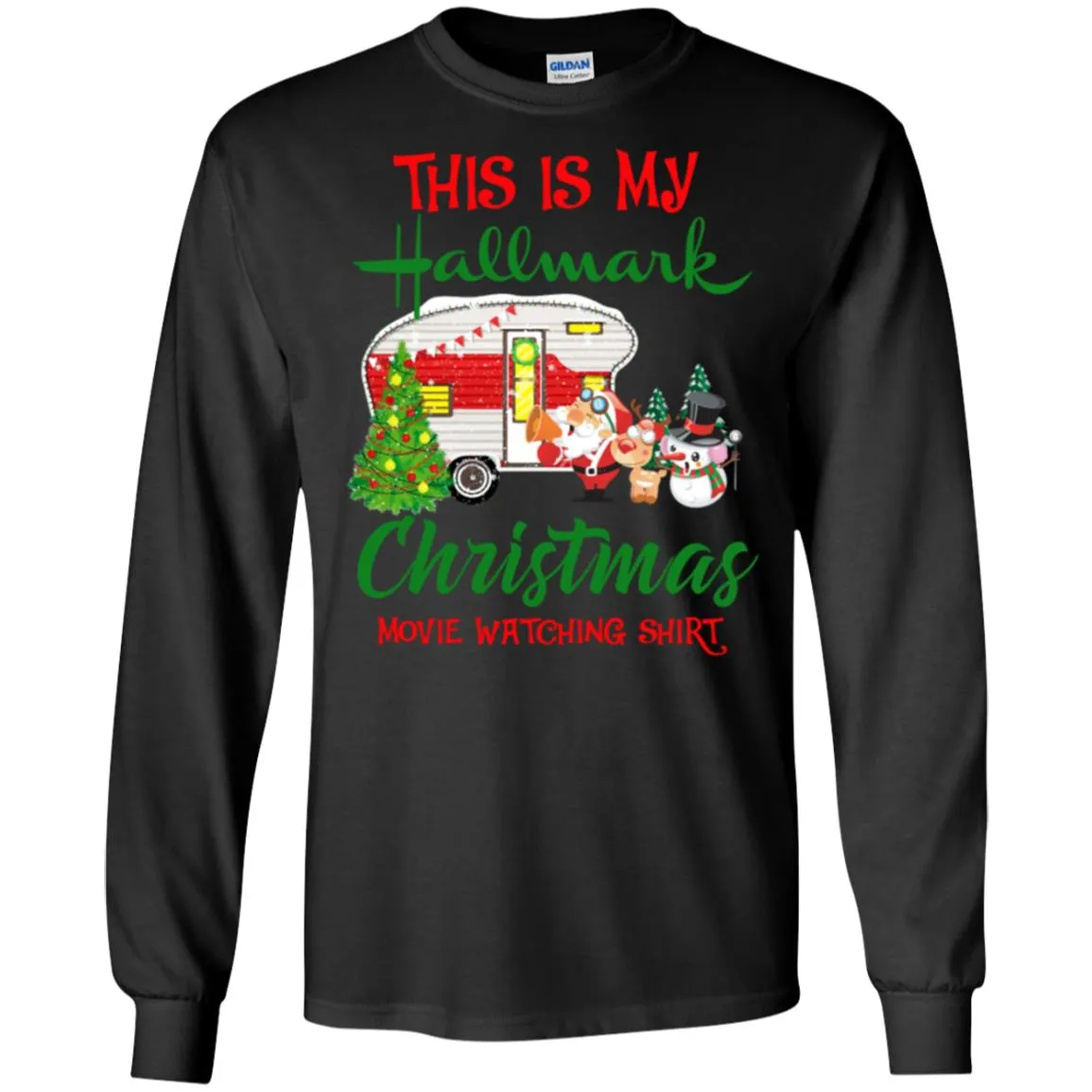 This Is My Hallmark Christmas Movie Watching Men Long SLeeve Shirt