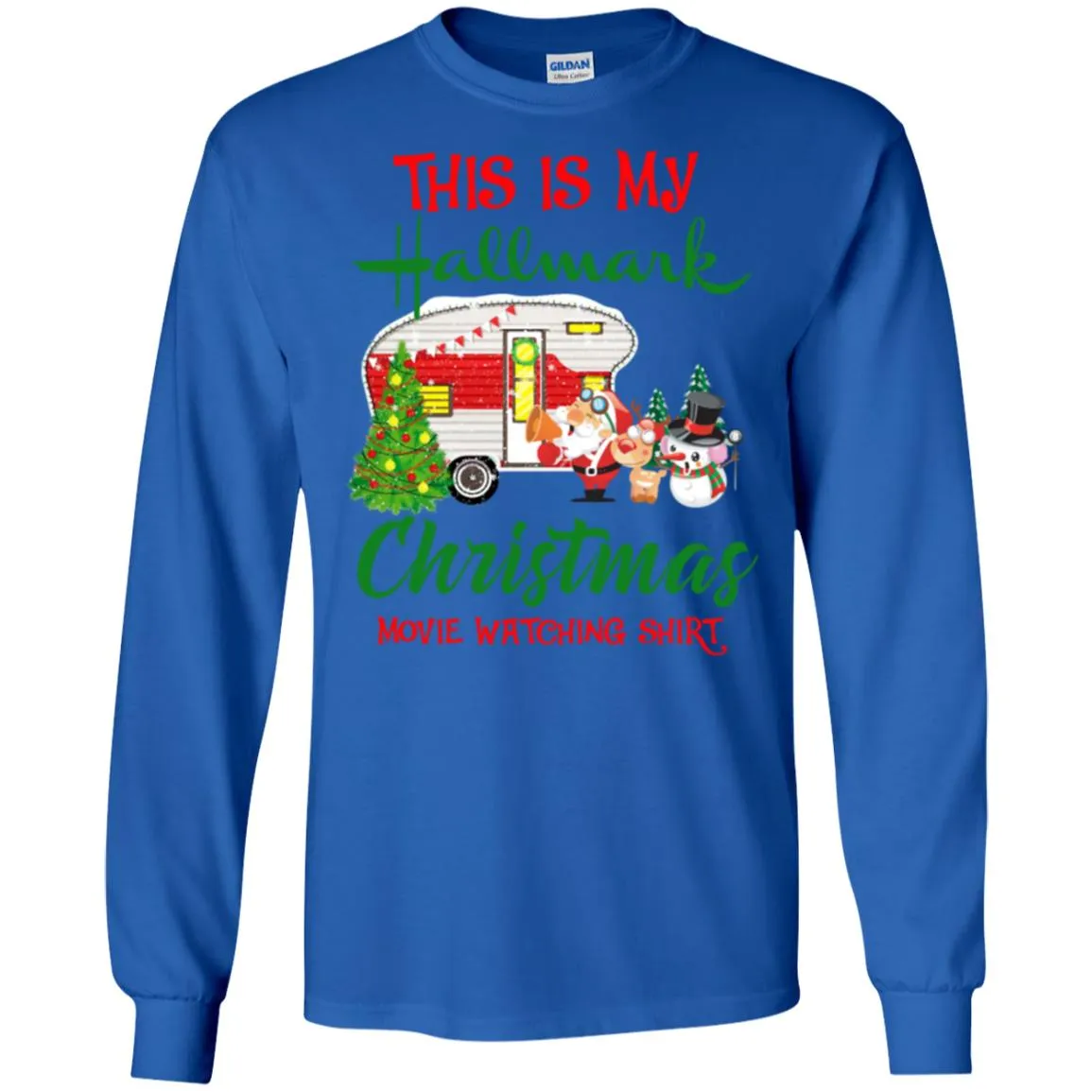 This Is My Hallmark Christmas Movie Watching Men Long SLeeve Shirt