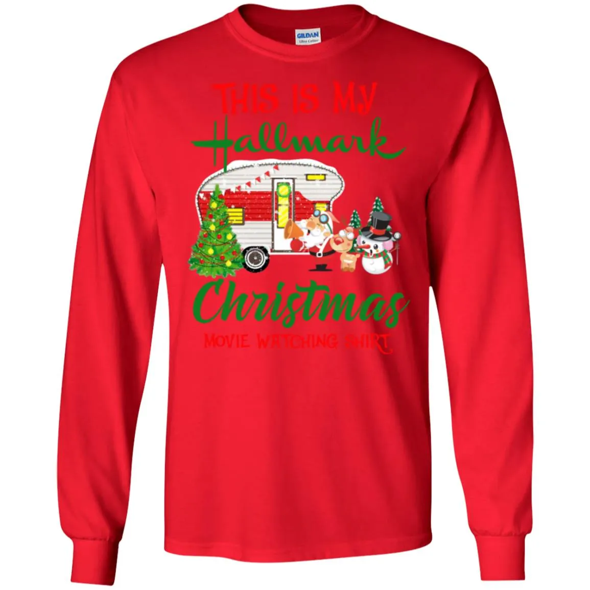 This Is My Hallmark Christmas Movie Watching Men Long SLeeve Shirt