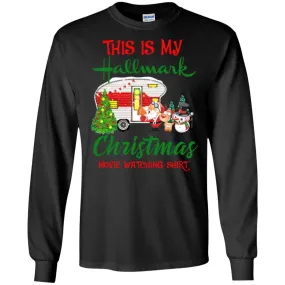 This Is My Hallmark Christmas Movie Watching Men Long SLeeve Shirt