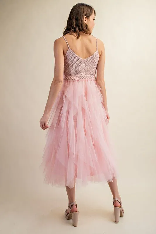 Tulle Midi Dress