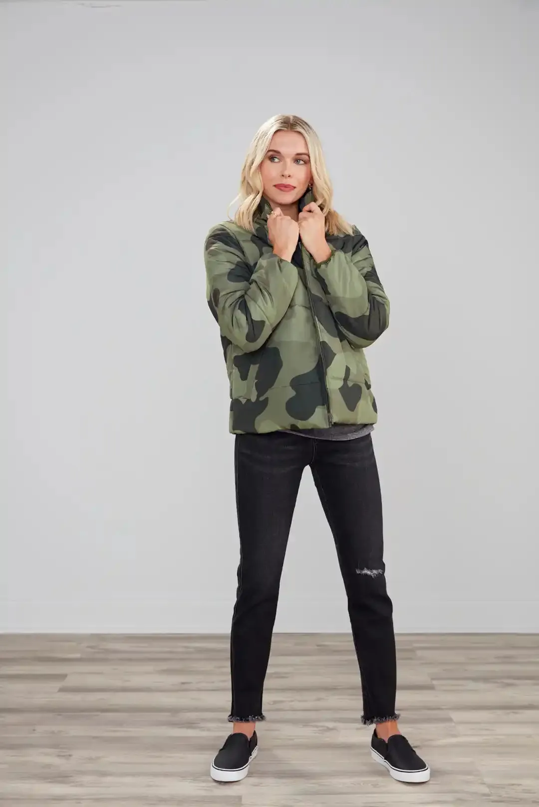 Wade Puffer Jacket • Camo