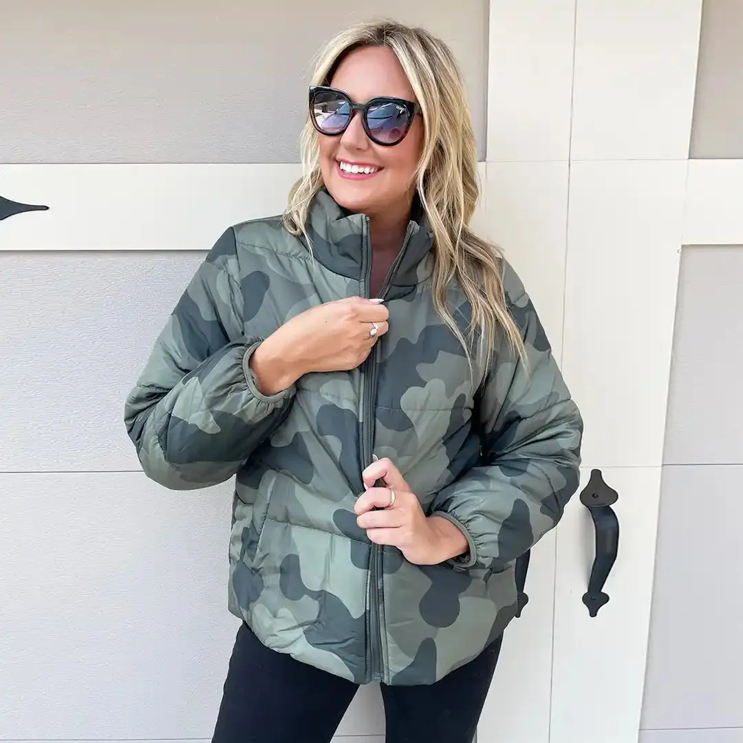 Wade Puffer Jacket • Camo