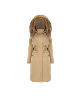 Women's Mystic Ulti 3 Goose Down Jacket with Genuine Racoon Fur Trim