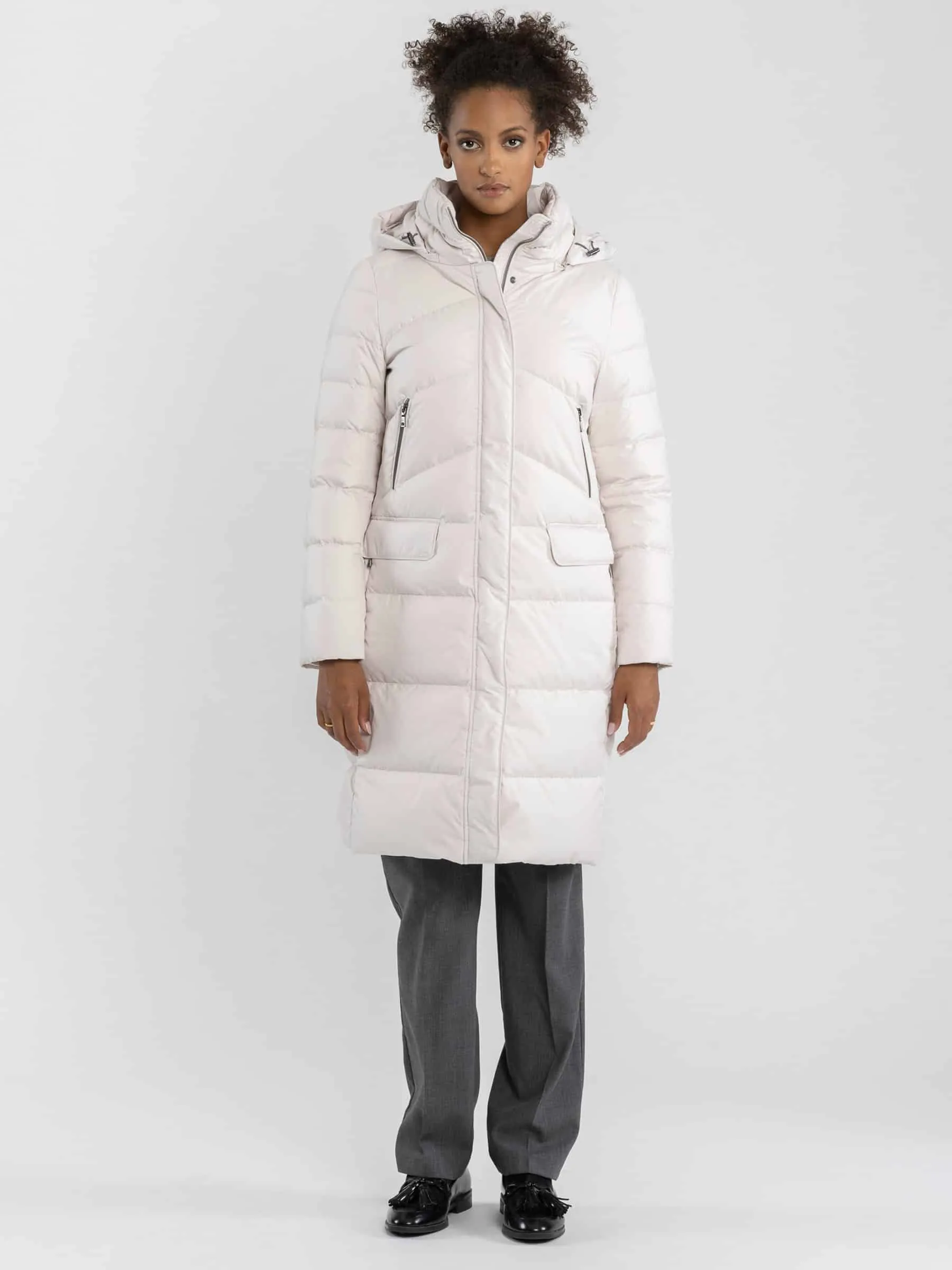 Zip Pocket Down Jacket