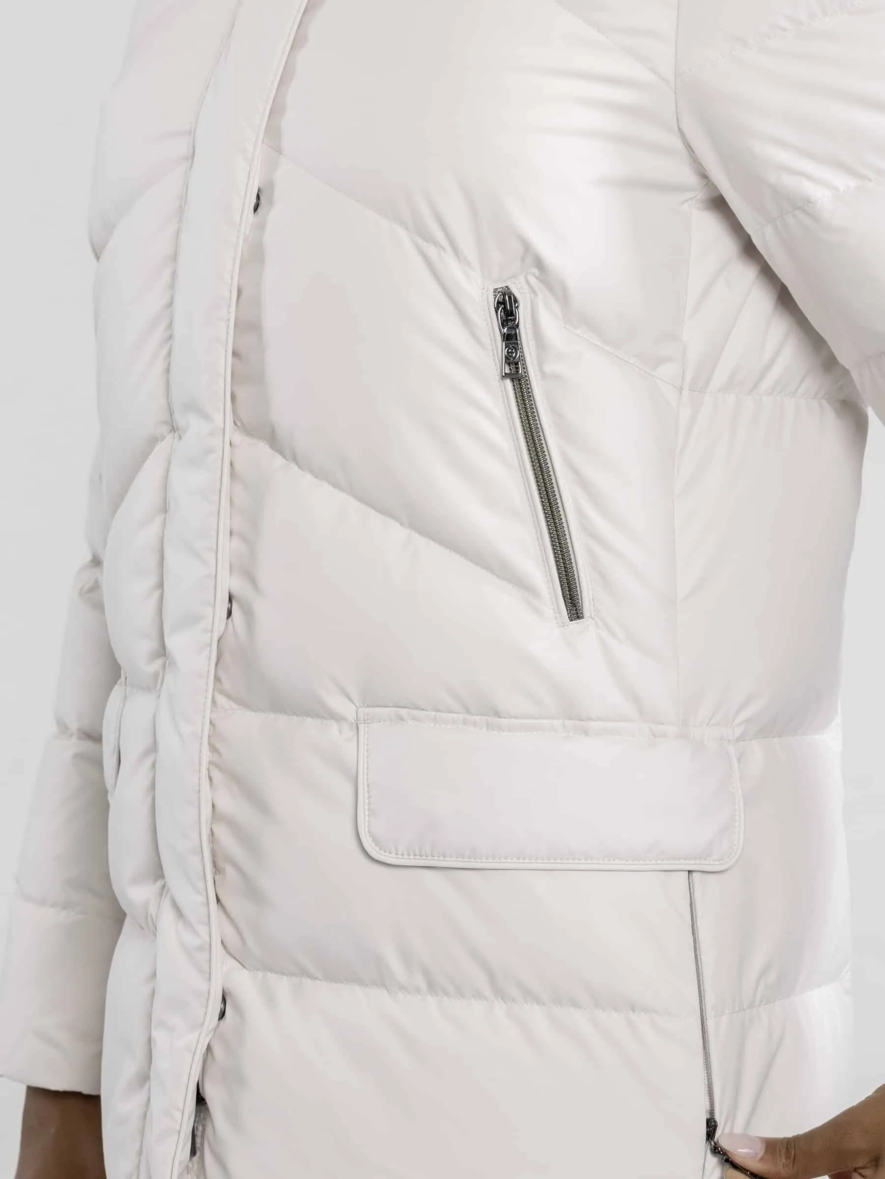 Zip Pocket Down Jacket